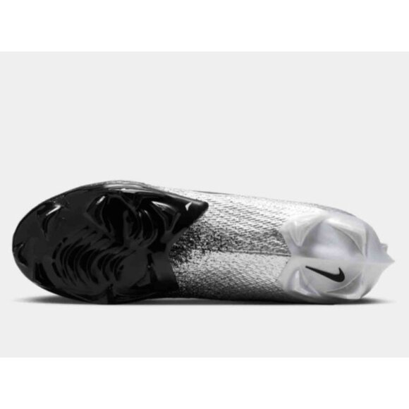 NIKE VAPOR EDGE SPEED 360 2 FOOTBALL CLEATS SILVER/BLACK MEN\'S SIZE 7 NEW main image 7